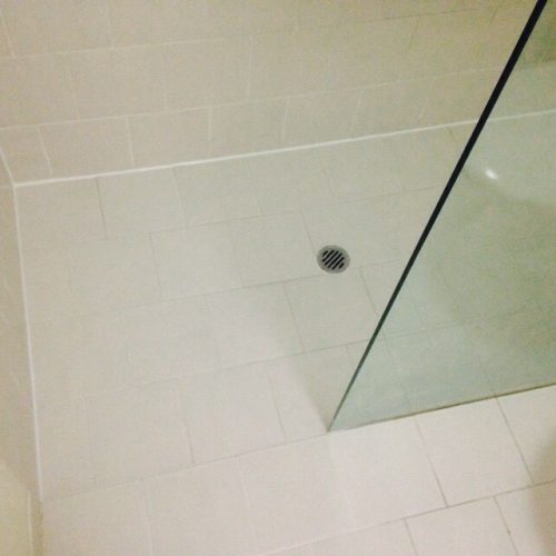 Shower repair, regrout and reseal