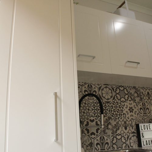 Laundry tallboy and cabinetry