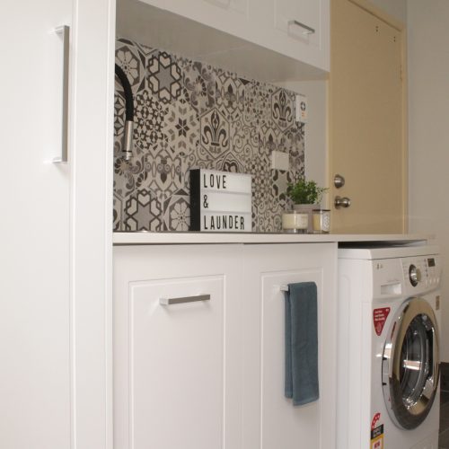 Laundry cabinets