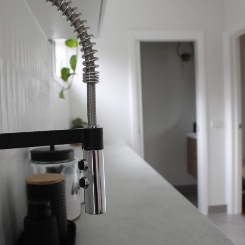 Laundry room with Methven Culinary Gaston Pull Down Sink Mixer (Black)