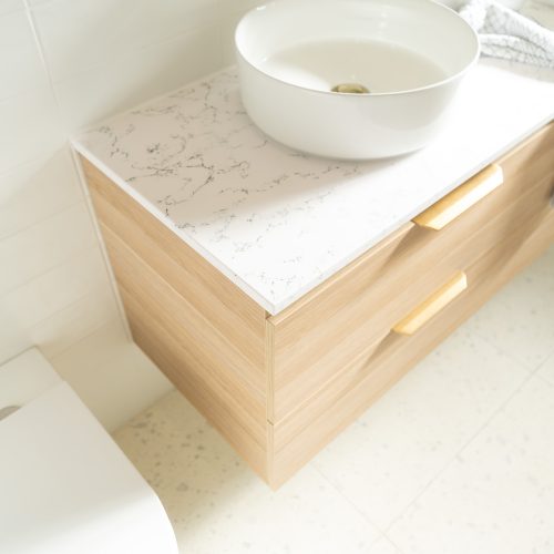 Custom bathroom cabinetry